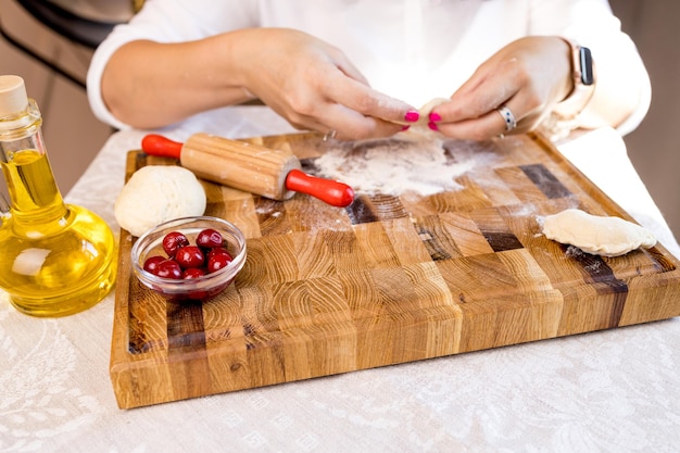 Chef preparing traditional Polish dish